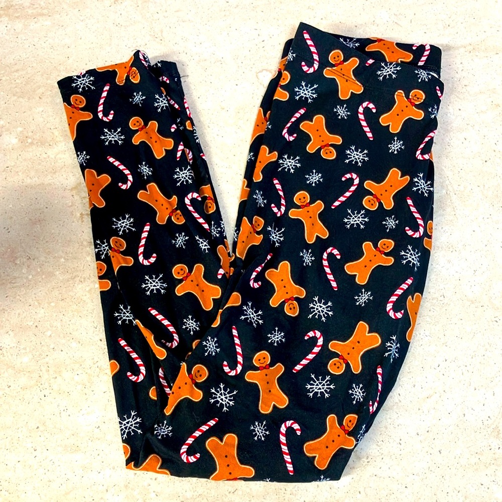 (3 for $15) Soft Stretchy Joe Boxer Gingerbread Leggings